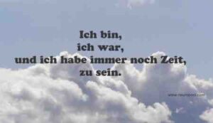 Gedanke des Tages: Ich bin