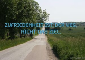 Thought of the day: Contentment is the way