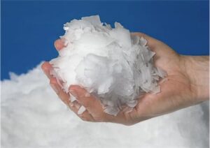 Eisbehandlung zur Porenverkleinerung