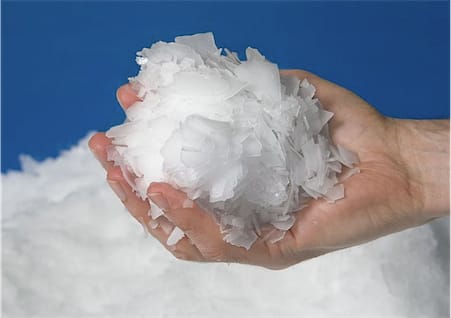 Eisbehandlung zur Porenverkleinerung