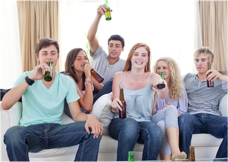 Beer stains on the leather couch Beer stains on the leather couch