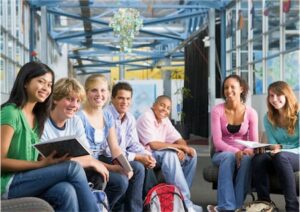 Konversation Studenten