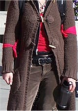 Corduroy trousers and cardigan Corduroy trousers and cardigan