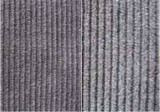 Ribs of the corduroy trousers Ribs of the corduroy trousers