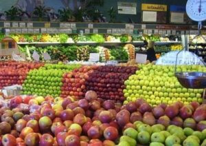 Obst im Supermarkt