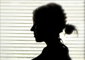 Profile of a woman