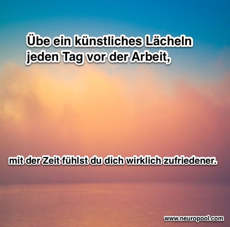 Tipp: Lächeln