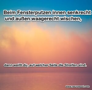 Tipp: Fensterputzen