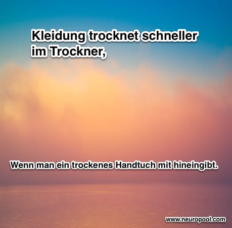 Tipp: Wäschetrockner