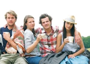Gruppe Studenten