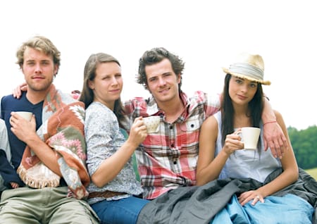 Gruppe Studenten