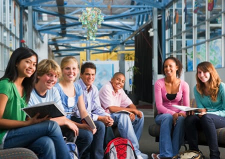 Gedächtnis Gruppe von Studenten