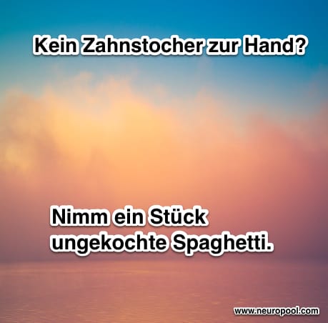 Zahnstocher