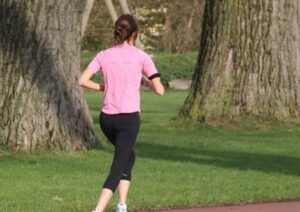 Woman jogging