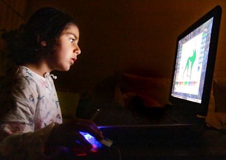 Kinder am Computer
