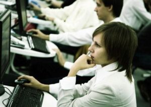 Arbeit am Computer