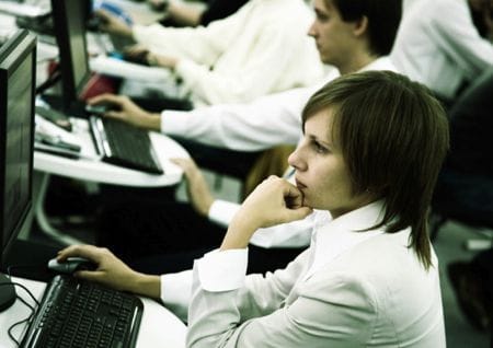 Aufmerksamkeit und Konzentration Arbeit am Computer