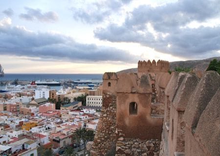 Alcazaba Blick auf ALmeria Alcazaba Blick auf Almeria
