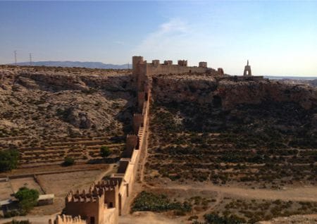 Almeria Alcazaba Wall Almeria Alcazaba Wall