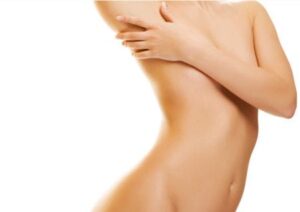 Women's body with beautiful skin