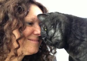 Frauchen und Katze