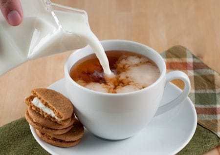 Tasse mit Tee