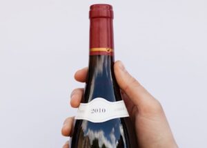 Flasche Wein