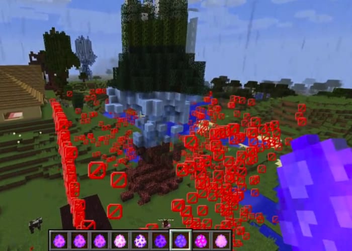 Minecraft Command Block Minecraft Command Block Tree generator