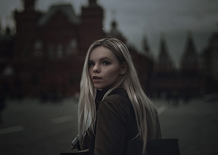 Mädchen mit Angst