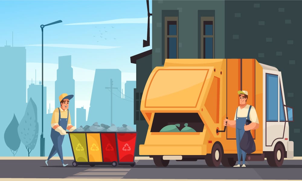 Produce less waste recycling