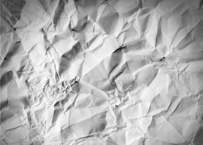 Crumpled paper Crumpled paper