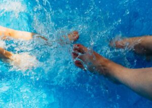 Barefoot in the water