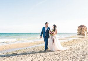 Heiraten in Spanien romantische Strandszene